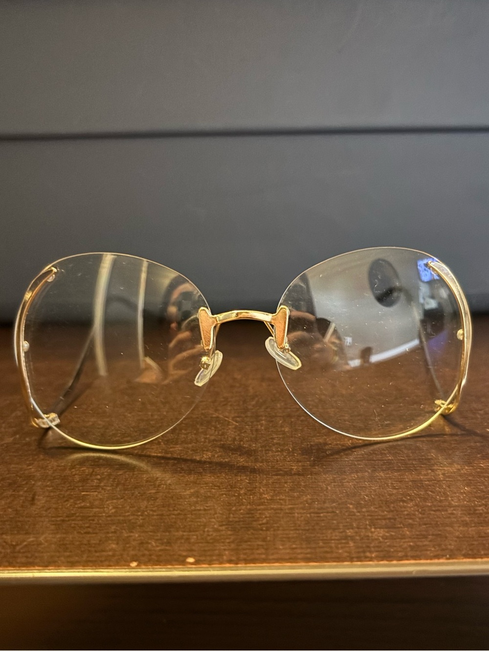 Retro Rimless Blue Light Glasses - Picture 2 of 3